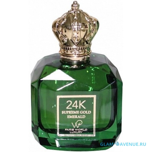 Paris World Luxury 24K Supreme Gold Emerald