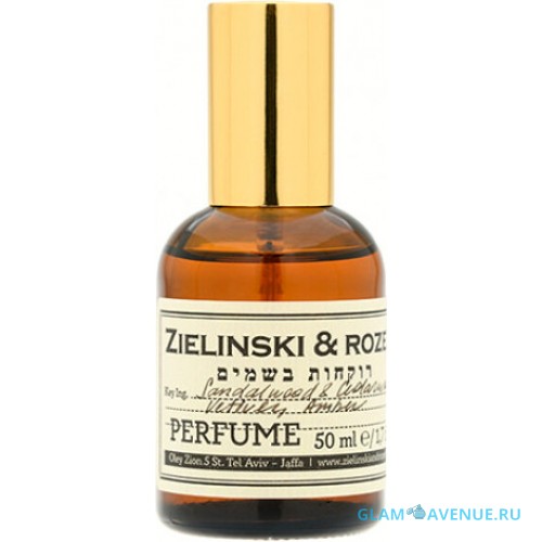 Zielinski and Rozen Sandalwood & Cedarwood, Vetiver, Amber